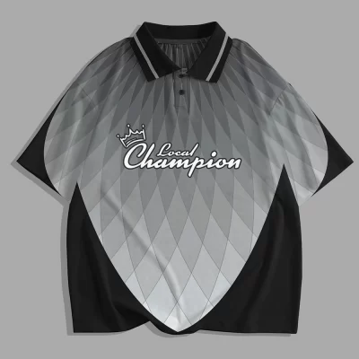 Local Champion Jersey - Gray and Black